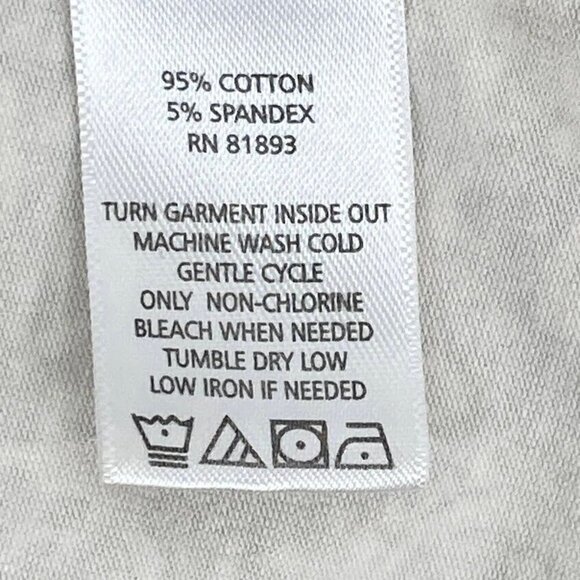 🔥 3/$15 🔥Liz Claiborne Tunic Tee V-Neck Paisley Grandma Core Boho Academia M - Picture 4 of 4